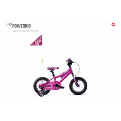 GHOST Powerkid 12 2021 růžová dětské kolo